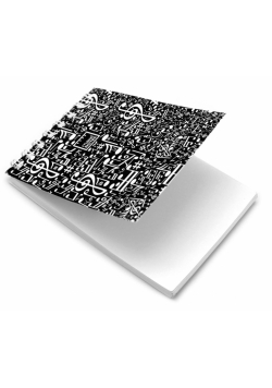 Music Kołonotes A7 64 stron czarny gładki