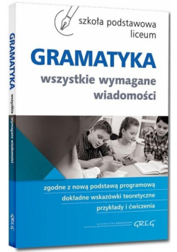 Gramatyka SP i LO GREG