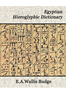 Egyptian Hieroglyphic Dictionary