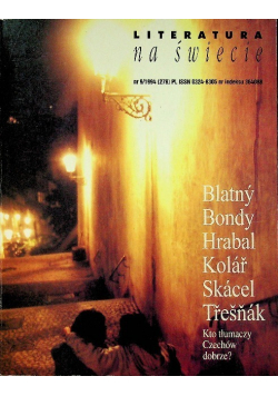 Literatura na Świecie nr 9 1994