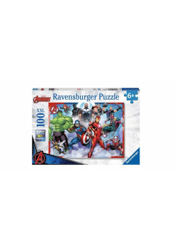 Puzzle 100 Avengers. Zgromadzenie rysunkowe XXL
