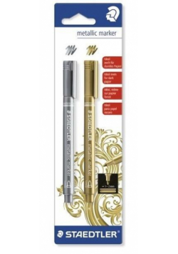 Marker metaliczny złoty i srebrny STAEDTLER