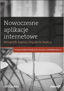Nowoczesne aplikacje internetowe MongoDB Express AngulasJS Node js