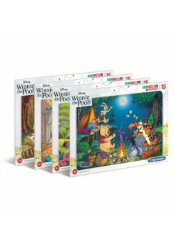 Puzzle ramkowe 15 Super kolor Winnie the pooh