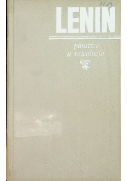 Lenin Państwo a rewolucja