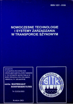 Nowoczesne technologie i systemy zarządzania w transporcie szynowym