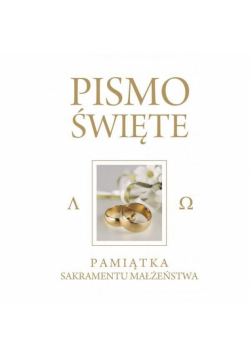 Pismo Święte Białe - Pam. Sakr. Małżeństwa