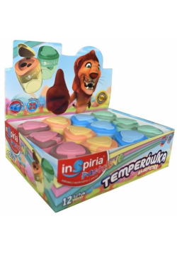 Temperówka podwójna pastelowa (12szt)