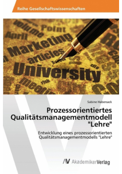 Prozessorientiertes Qualitätsmanagementmodell "Lehre"