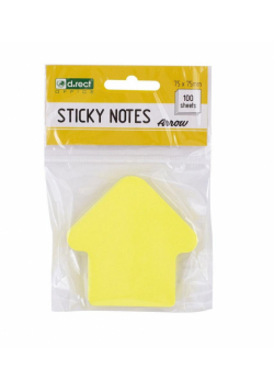 Notes samoprzylepny Kształty Strzałka D.RECT