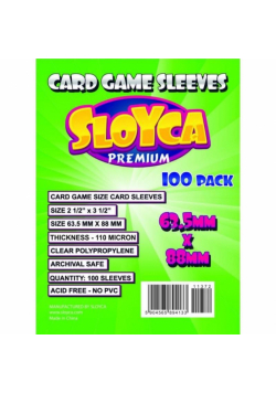 Koszulki CCG Premium S 63,5x88mm (100szt) SLOYCA