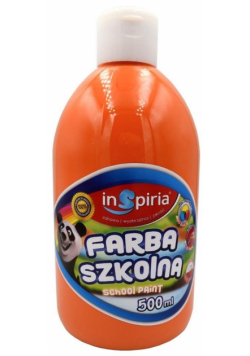 Farba szkolna pomarańczowa 500ml