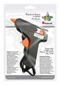 Pistolet do klejenia na gorąco 10W na klej 7mm