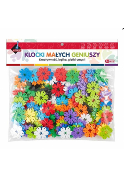 Klocki kwiatki 140 elementów