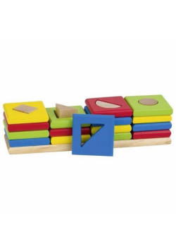 Drewniany sorter 4 kształty