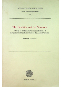 The Peshitta and the Versions tom 16