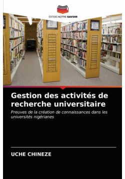 Gestion des activités de recherche universitaire
