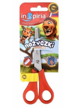 Nożyczki szkolne z podziałką MIX
