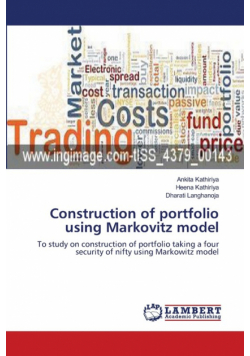 Construction of portfolio using Markovitz model
