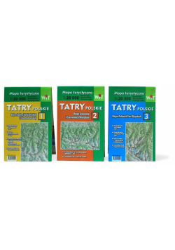 Mapa turystyczna Tatry Polskie 3w1 WIT
