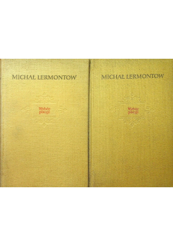 Lermontow Wybór poezji Tom I i II