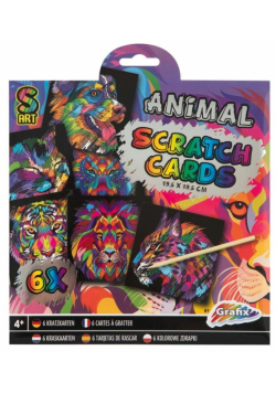 Scratch Cards zwierzęta 6 zdrapek