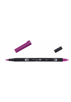 Flamaster dwustronny akwar. deep magenta (6szt)