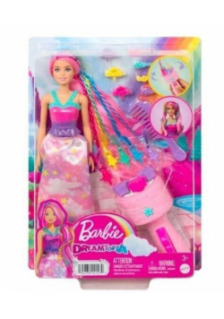 Barbie. Księżniczka zakręcone pasemka