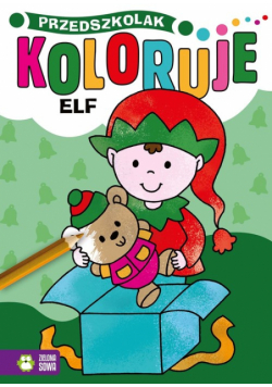 Przedszkolak koloruje Elf