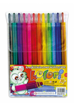 Kredki świecowe 12 kolorów wykręcane PENMATE