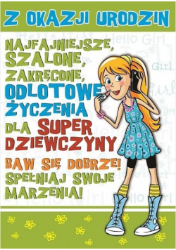 Karnet Young B6 + koperta wzór nr 004 Urodziny
