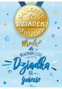 Karnet B6 z magnesem na lodówkę - Dziadek