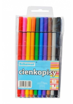 Cienkopisy 0,4mm 10 kolorów