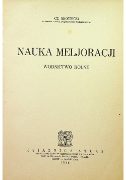 Nauka meljoracji 1925 r.