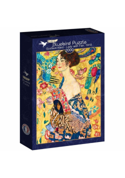 Puzzle 2000 Kobieta z wachlarzem, Gustav Klimt