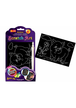 Scratch Art. Tęczowa seria - Świnka
