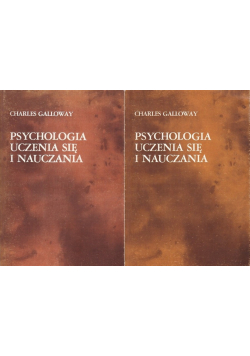 Psychologia uczenia się i nauczania Tom 1 i 2
