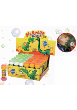 Bańki dinozaur małe 50ml MIX