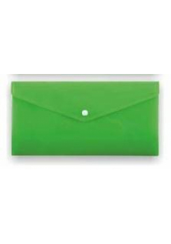 Koperta na zatrzask B6/DL PP-115 zielona PENMATE