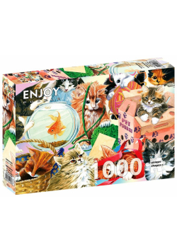 Puzzle 1000 Ciekawskie koty