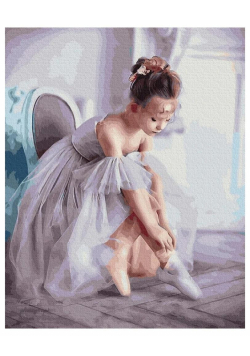 Malowanie po numerach - Mała baletnica 40x50cm