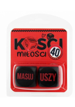 Kości Miłości 40 latka (czerwono-czarne)