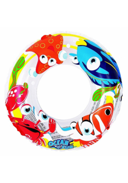 Kółko do pływania ocean 50cm transparentne