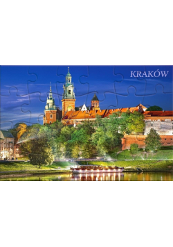 Puzzlowa kartka pocztowa Wawel Castle by Night
