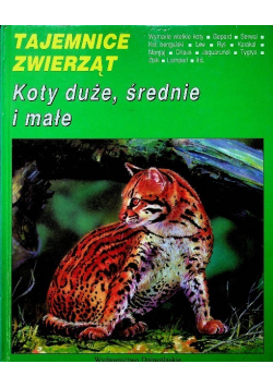 Tajemnice zwierząt koty duże średnie i małe