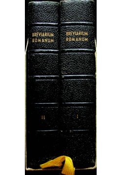 Breviarium Romanum Tomus Alter / Tomus Prior