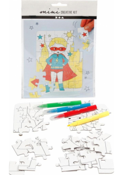 Zestaw mini puzzle - Super bohater