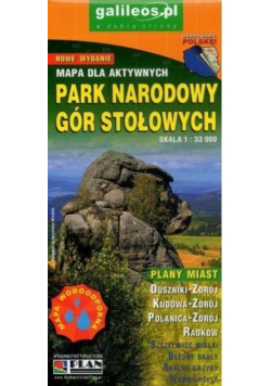 Mapa turystyczna - Park Narodowy Gór Stołowych