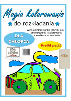 Magia kolorowania do rozkładania. Dla chłopca
