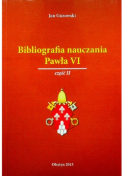 Bibliografia nauczania Pawła VI część II